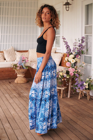 Gracie Pants - Blue/White Bottoms Jaase   