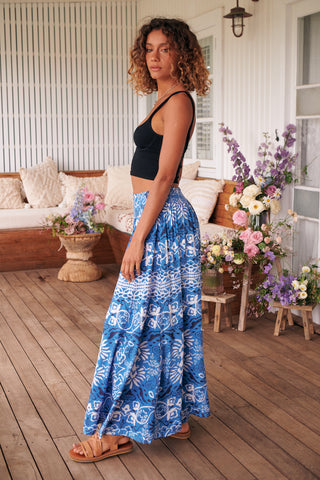 Gracie Pants - Blue/White Bottoms Jaase   