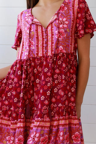 Nalini Mini Dress - Pink Dresses IRIS MAXI