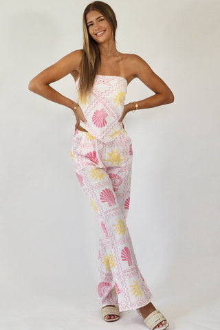 Suns and Shells Bandana Set - By Frankie Tops By Frankie