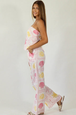 Suns and Shells Bandana Set - By Frankie Tops By Frankie