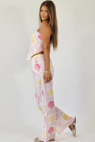 Suns and Shells Bandana Set - By Frankie Tops By Frankie