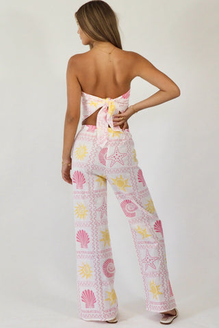 Suns and Shells Bandana Set - By Frankie Tops By Frankie