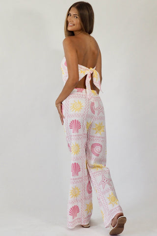 Suns and Shells Bandana Set - By Frankie Tops By Frankie