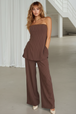 Brown Pinstripe