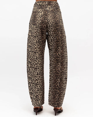 Denim Relaxed Leopard Jeans Bottoms Ebby and I