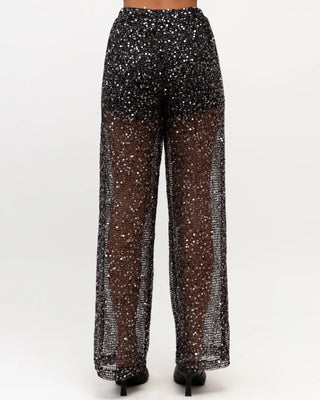 Sequins Mesh Pants Bottoms Ebby and I