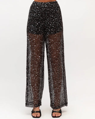 Sequins Mesh Pants Bottoms Ebby and I