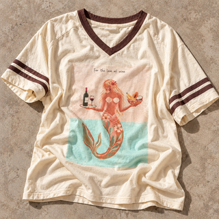 Mermaids Heart Vino Tee - By Frankie