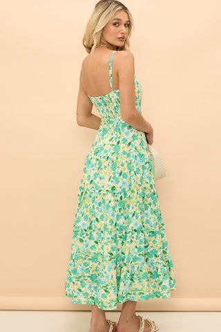 Yana Cut Out Maxi Dress - Mint Dresses Sage Collective   