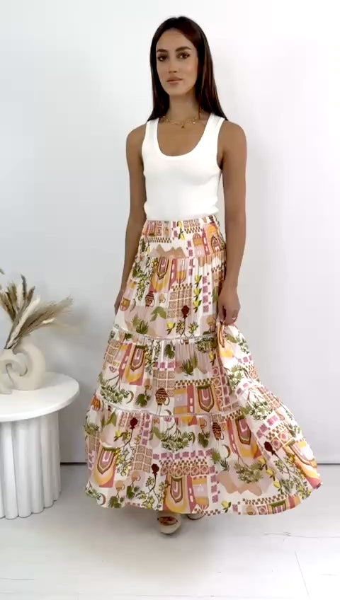 Imogen Mini Skirt - Multi Bottoms MIRACLE