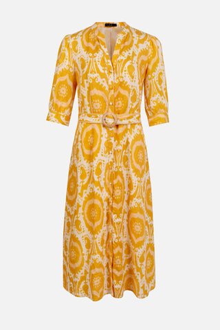 Ada Midi Linen Dress - Mustard/Yellow - GDS Dresses GDS   