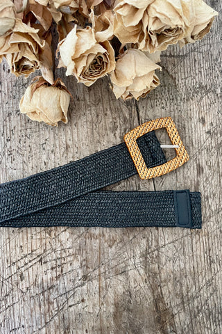 Stretch Belt - Black accessories Sage Collective   
