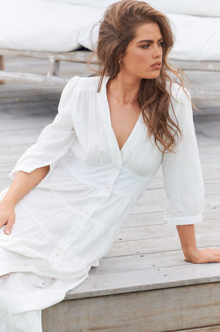 Karlie Maxi Dress  - White Dresses Jaase   