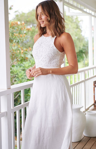 Sophie Maxi Dress - White Dresses Jaase   