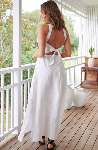 Sophie Maxi Dress - White Dresses Jaase   