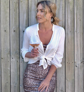 Genova Shirt - White Tops Sage Collective   