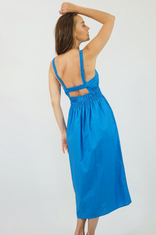 Alice Cut Out Dress - Blue Dresses Sage Collective   